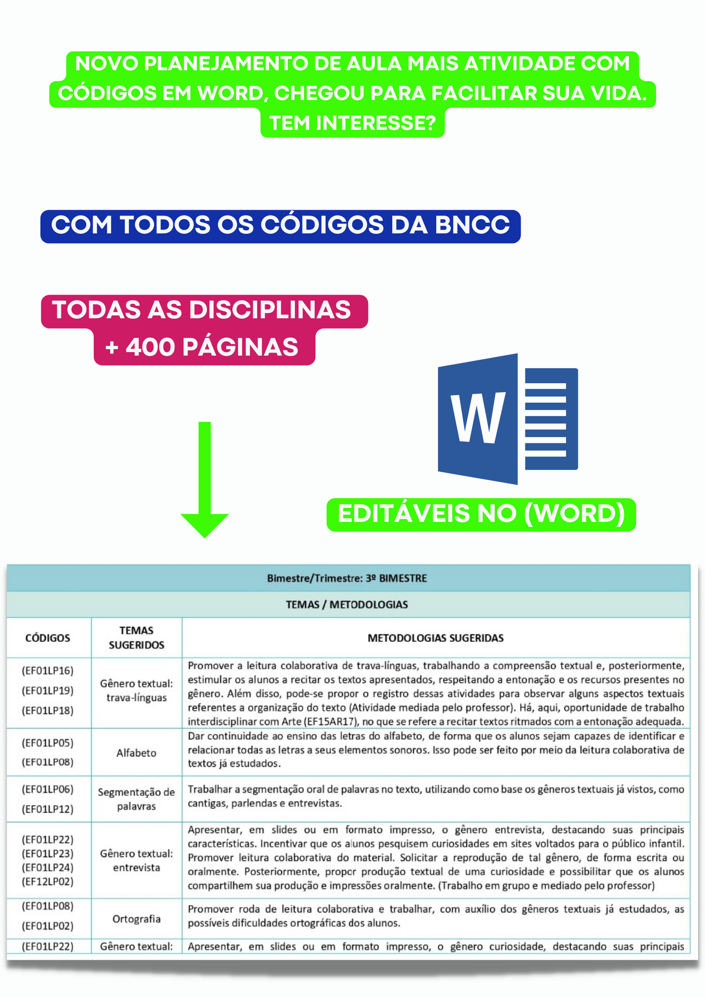 PLANEJAMENTO DE AULA ANUAL E MENSAL MAIS ATIVIDADES DO BERÇÁRIO AO 5° ANO 2024