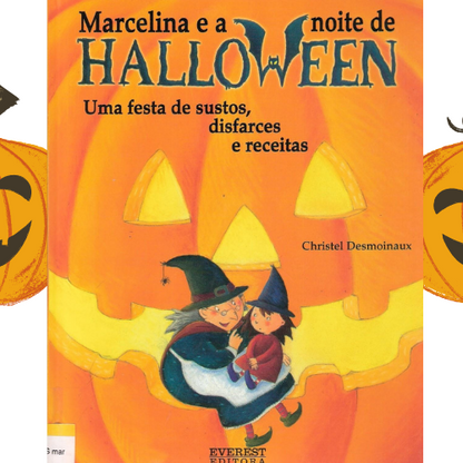 KIT HALLOWEEN- HISTÓRIA MARCELINA E A NOITE DE HALLOWEEN+ PLANOS DE AULA+ATIVIDADES+DECORAÇÃO