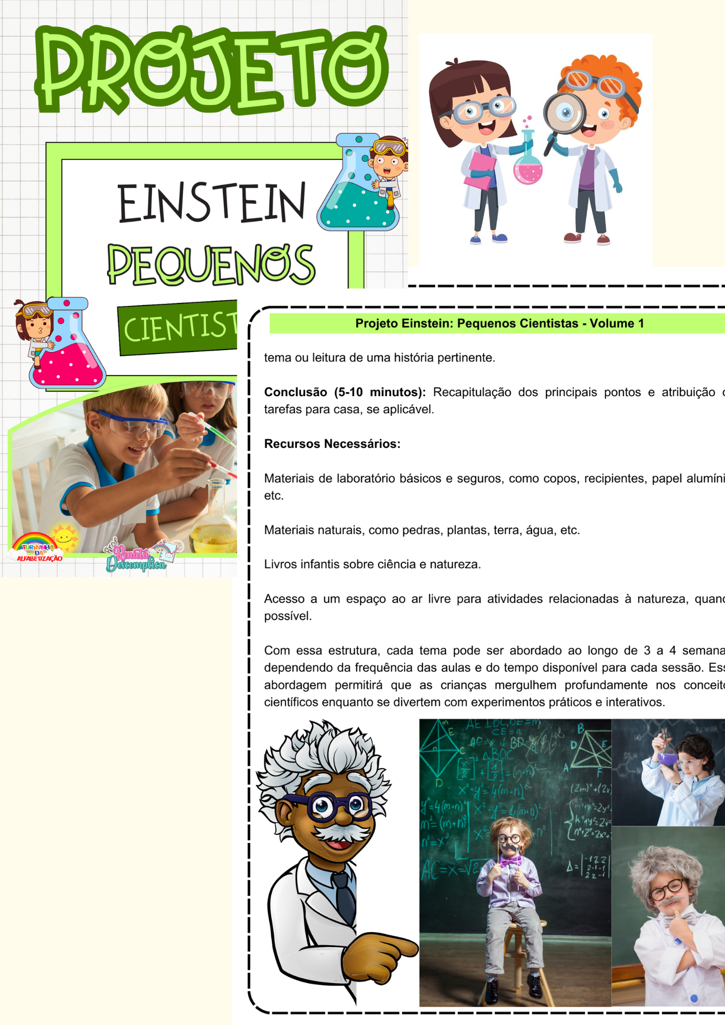 Projeto Einstein Pequenos Cientistas Volume 01