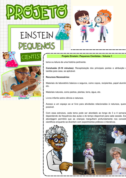 Projeto Einstein Pequenos Cientistas Volume 01