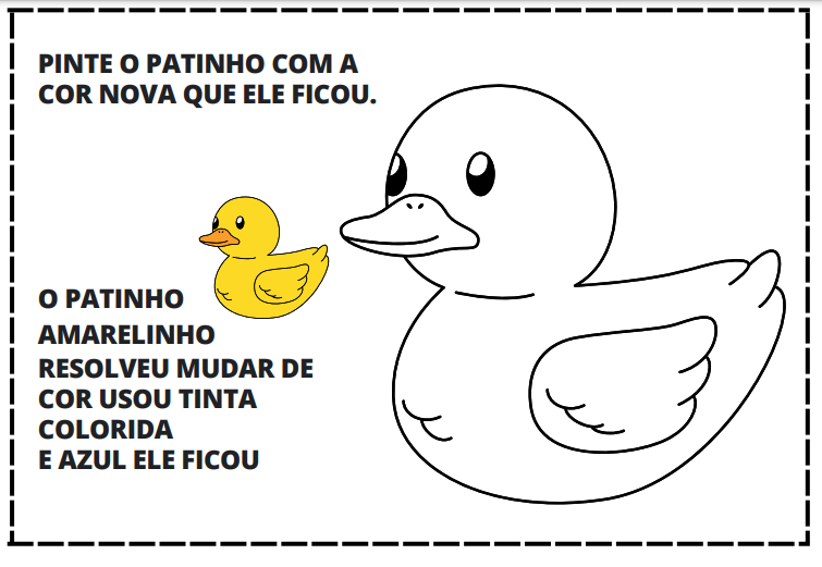 Livrinho o patinho colorido+Luva musical divertida