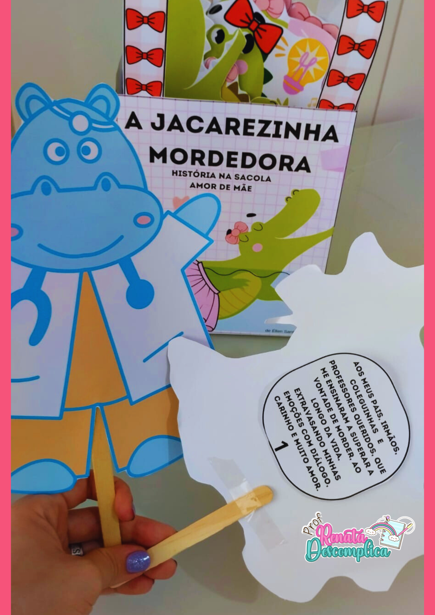 A JACAREZINHA MORDEDORA - HISTÓRIA NA SACOLA