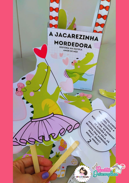 A JACAREZINHA MORDEDORA - HISTÓRIA NA SACOLA