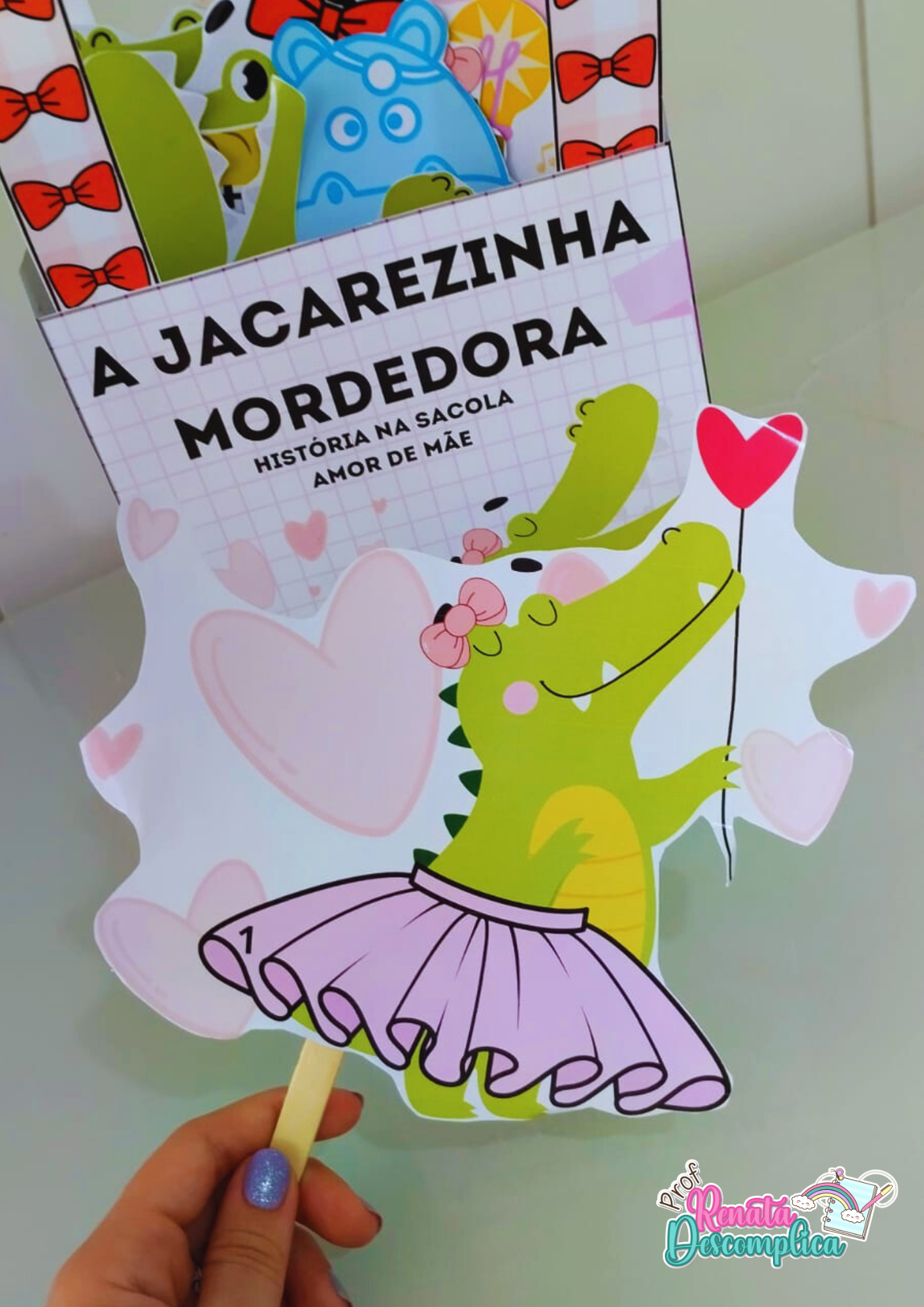 A JACAREZINHA MORDEDORA - HISTÓRIA NA SACOLA