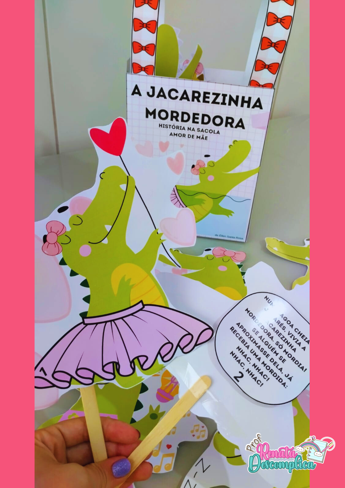 A JACAREZINHA MORDEDORA - HISTÓRIA NA SACOLA