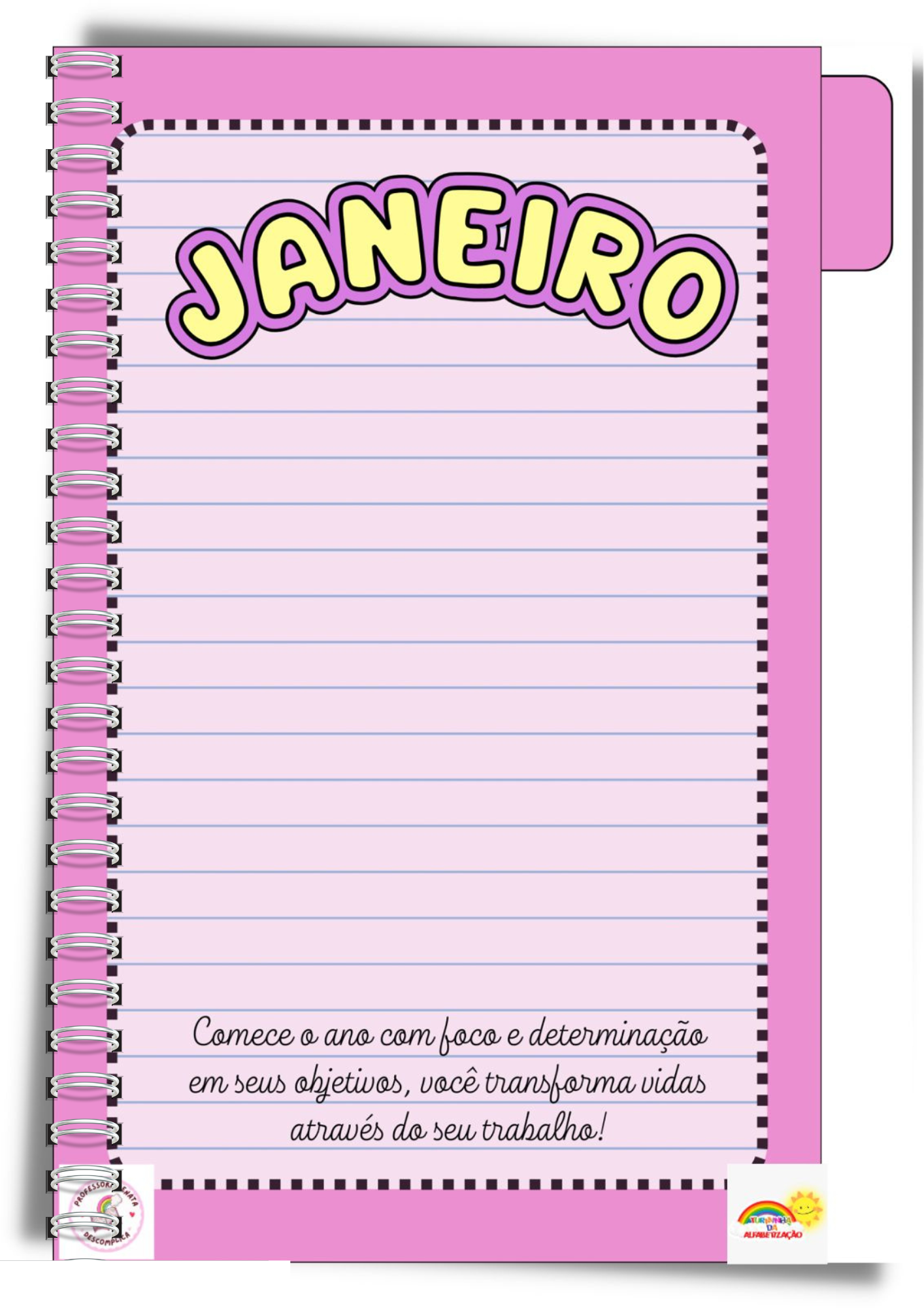 Planner Bubu e as Corujinhas 2024+Sondagem Diagnóstica 🍎📚