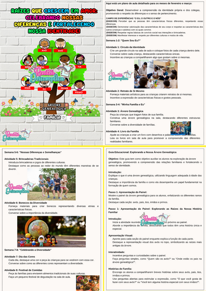 Árvore Genealógica da Identidade + Plano de aula e Guia Educacional