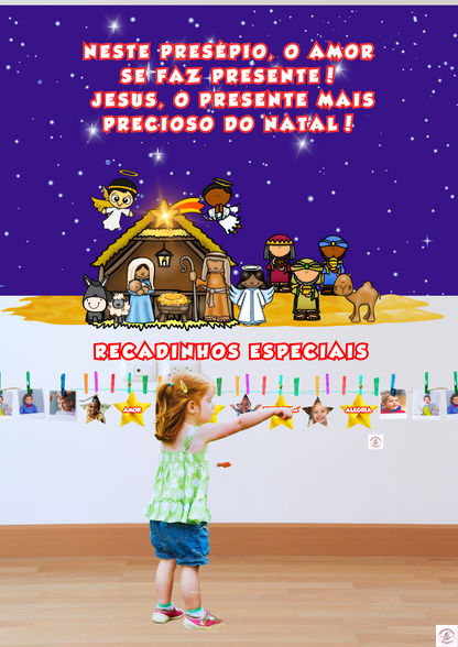 Painel Interativo Presépio de Natal + Guia Educacional