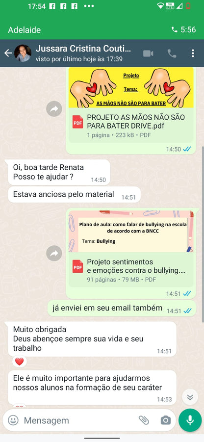 PROJETO AS MÃOS NÃO SÃO PARA BATER