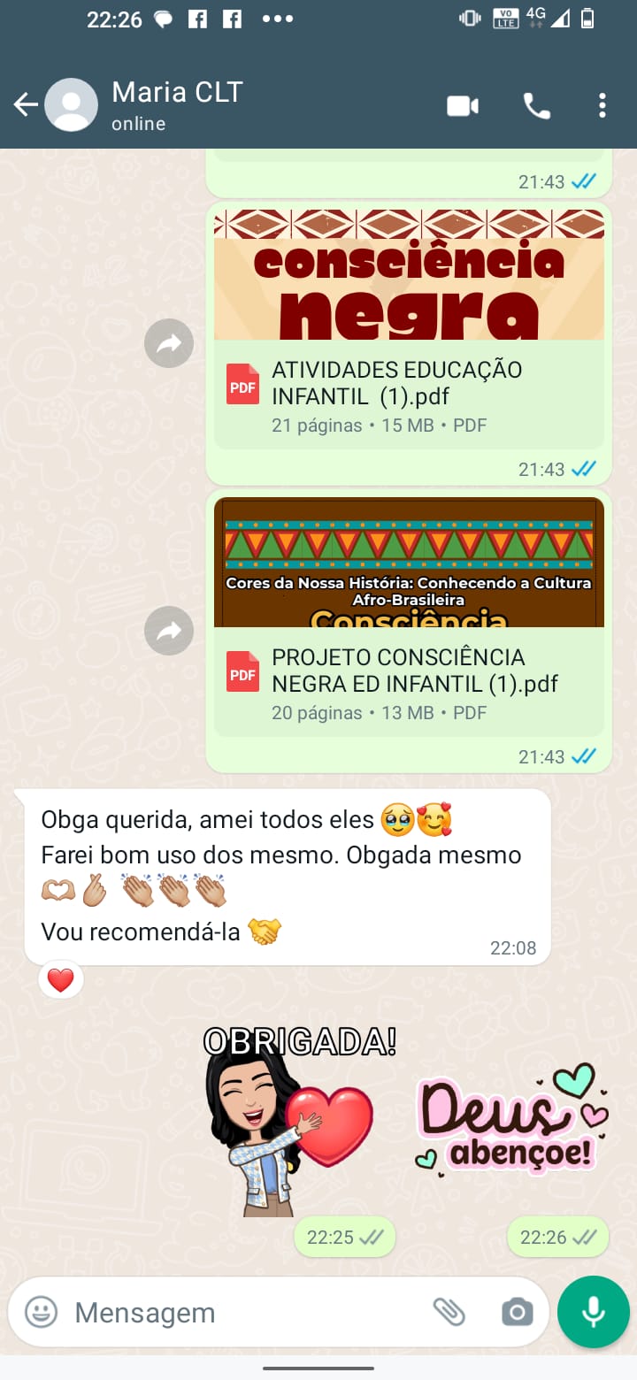 Projeto: Consciência Negra Educação Infantil