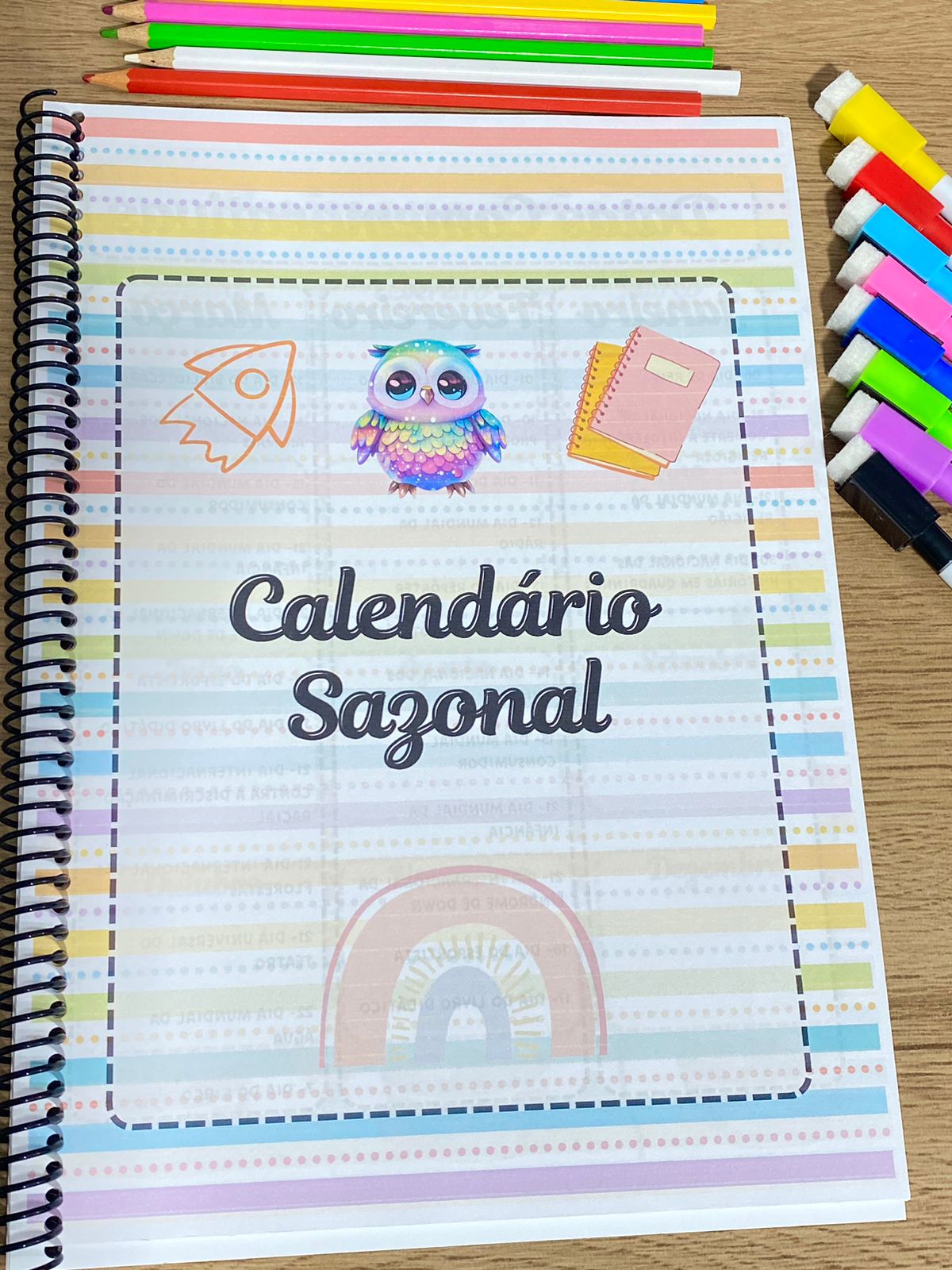 Caderno da Professora 2024 - 365 Dias+ Sondagem Diagnóstica 🍎📚