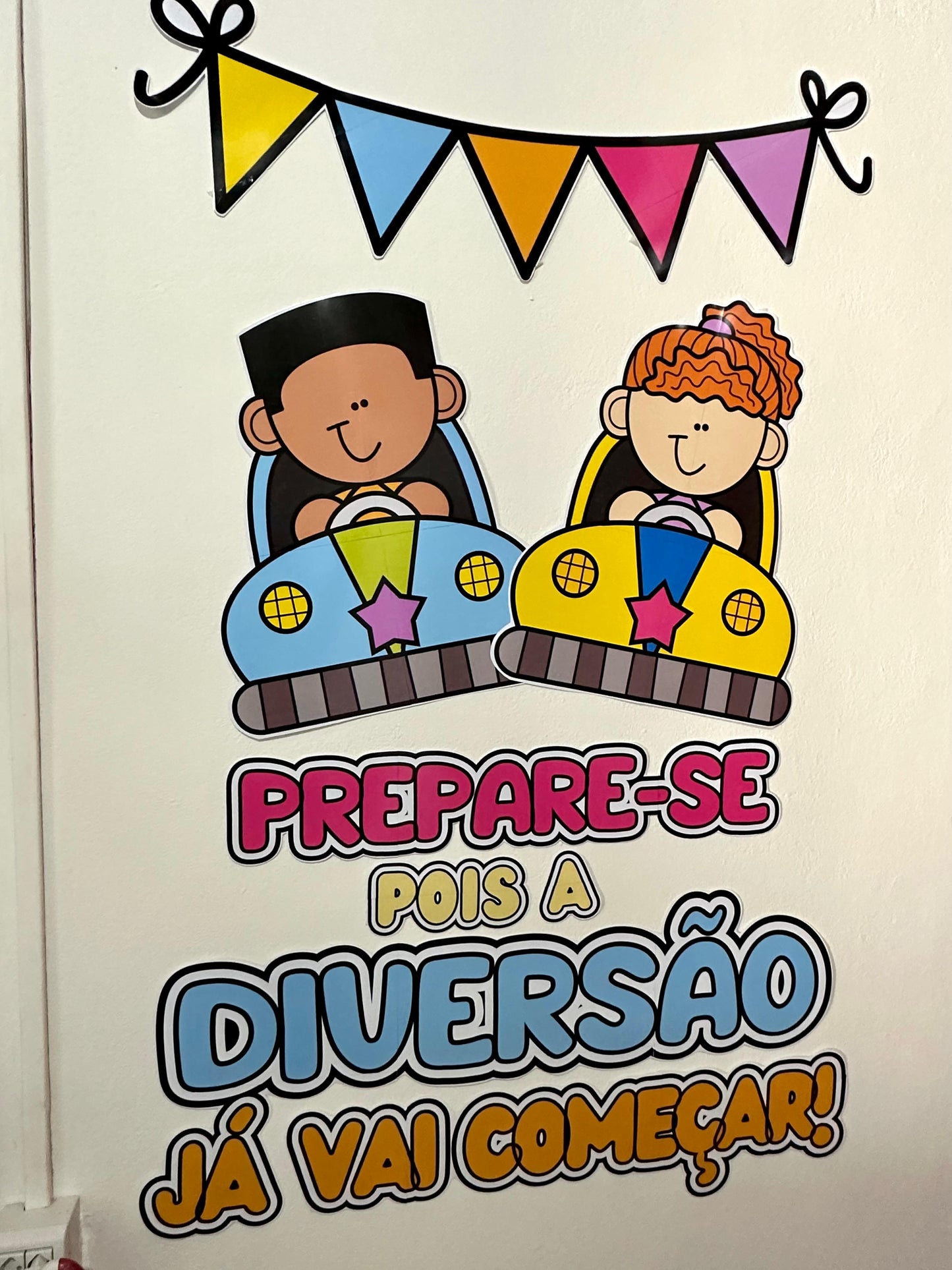 Painel Volta às Aulas Parque de Diversões