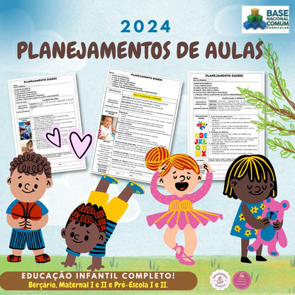 Planejamento Diário Anual 2024  Educação Infantil