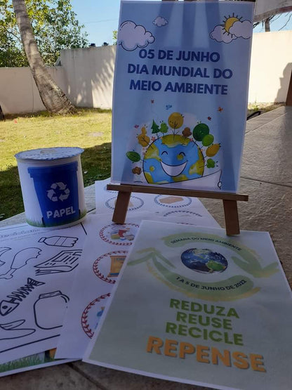 Lata da Coleta Seletiva - Dia Mundial do meio ambiente