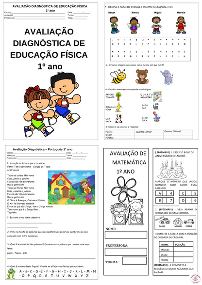 AVALIAÇÃO DIAGNÓSTICA 1º ANO